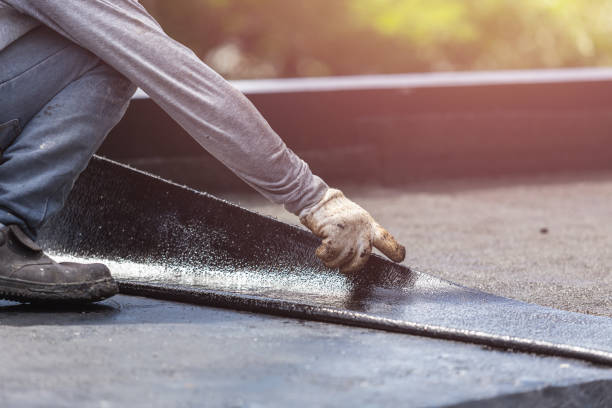 Professional Basement Waterproofing technician working in Swarthmore, PA